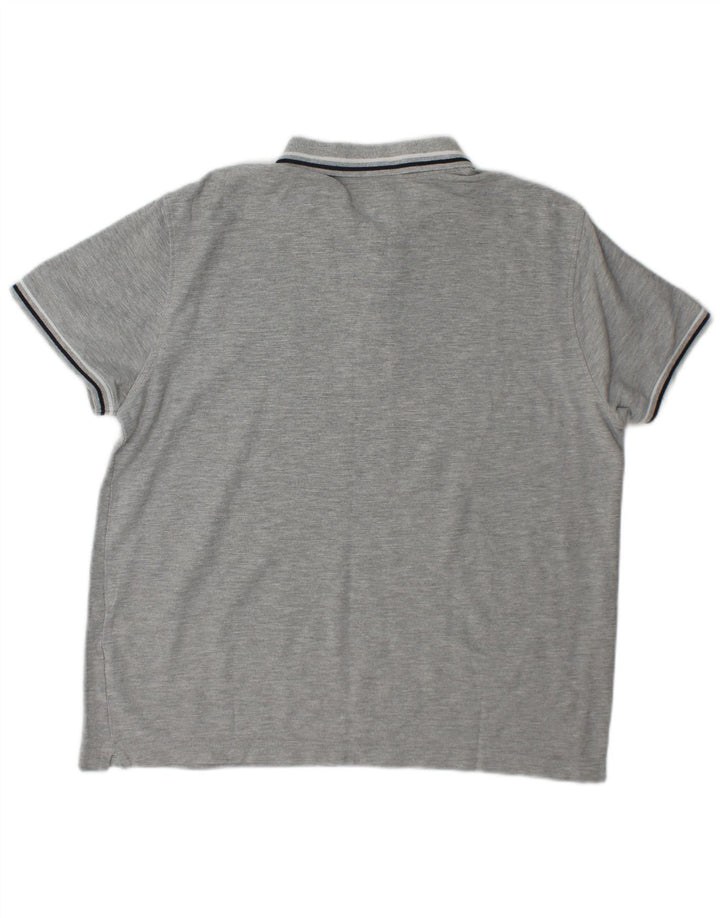 Lotto Mens Polo Shirt Medium Grey Flecked