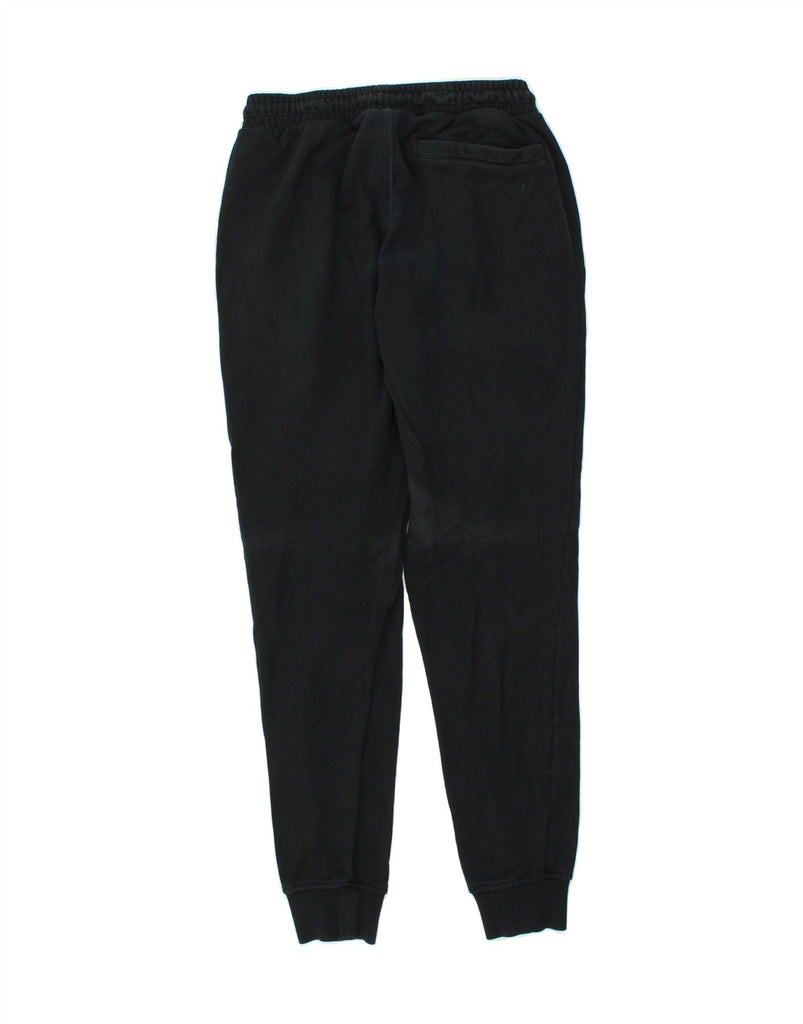 PUMA Mens Tracksuit Trousers Joggers Medium Black Cotton | Vintage Puma | Thrift | Second-Hand Puma | Used Clothing | Messina Hembry 