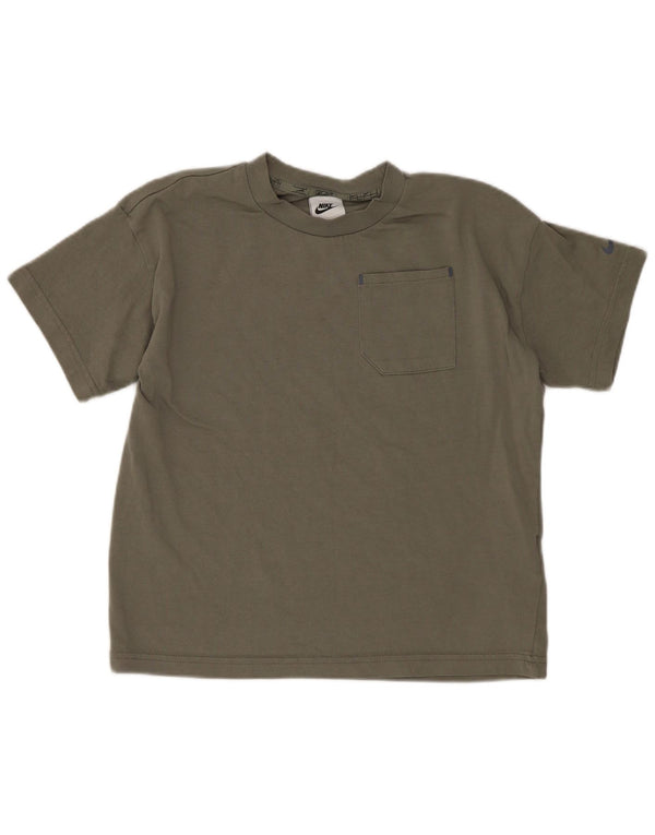 Nike Boys T-Shirt Top 10-11 Years Medium Khaki
