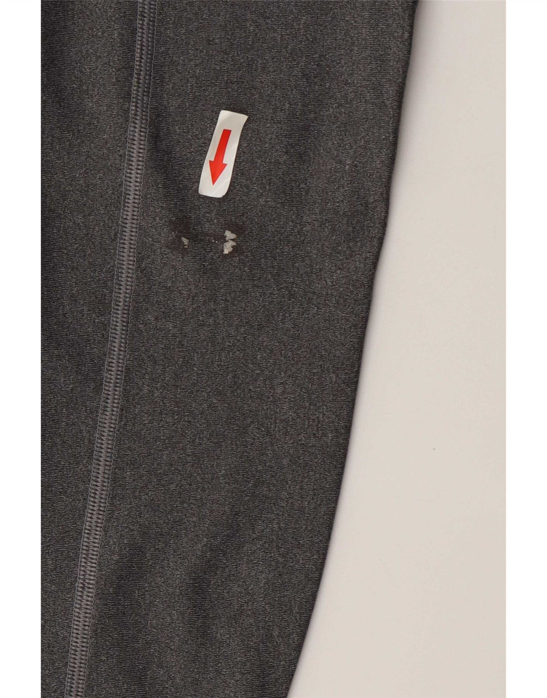 Under Armour Womens Crop Leggings UK 4 XS Grey Polyester