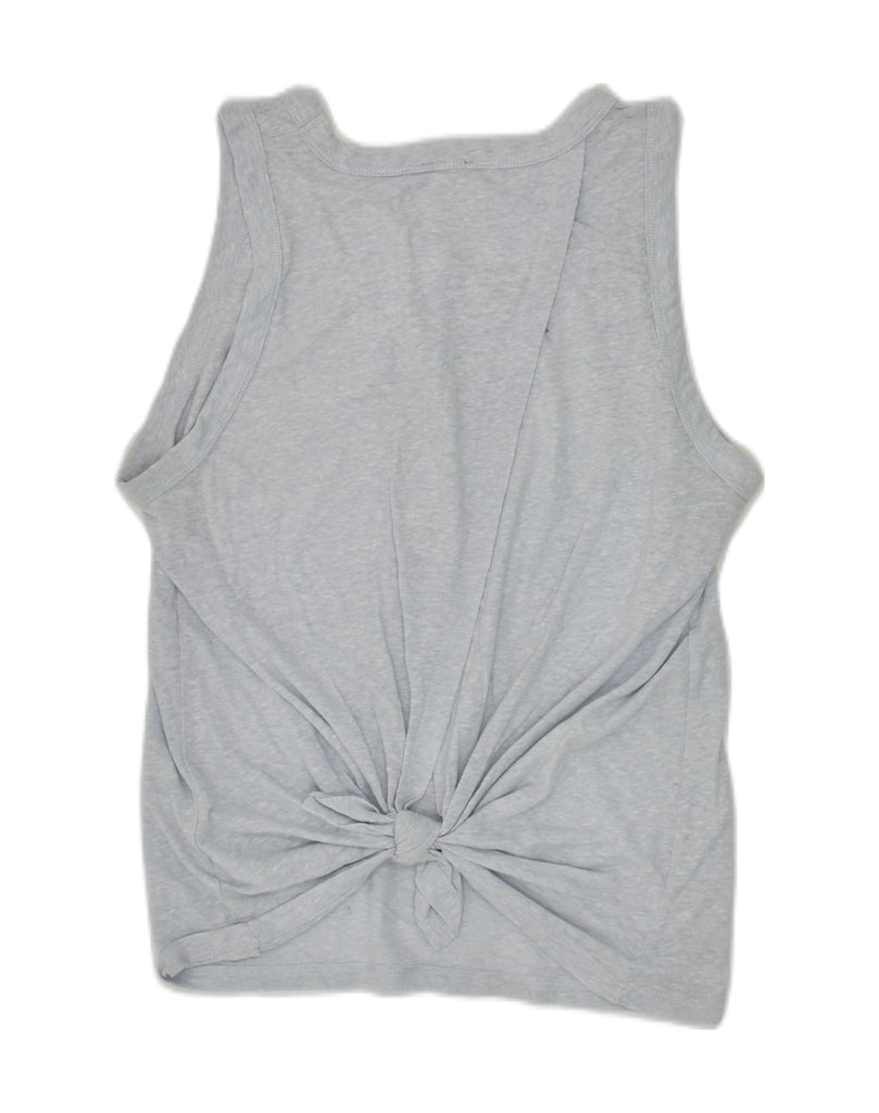 J. CREW Womens Vest Top UK 8 Small Grey Cotton | Vintage J. Crew | Thrift | Second-Hand J. Crew | Used Clothing | Messina Hembry 