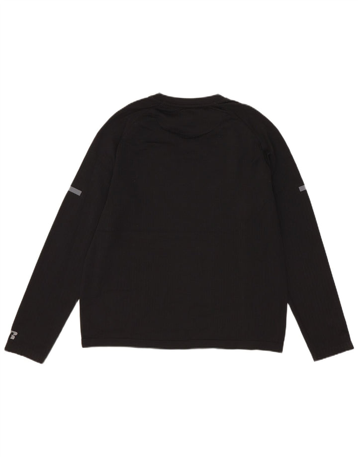 Russell Athletic Boys Dri-Power Top Long Sleeve 10-11 Years Large Black