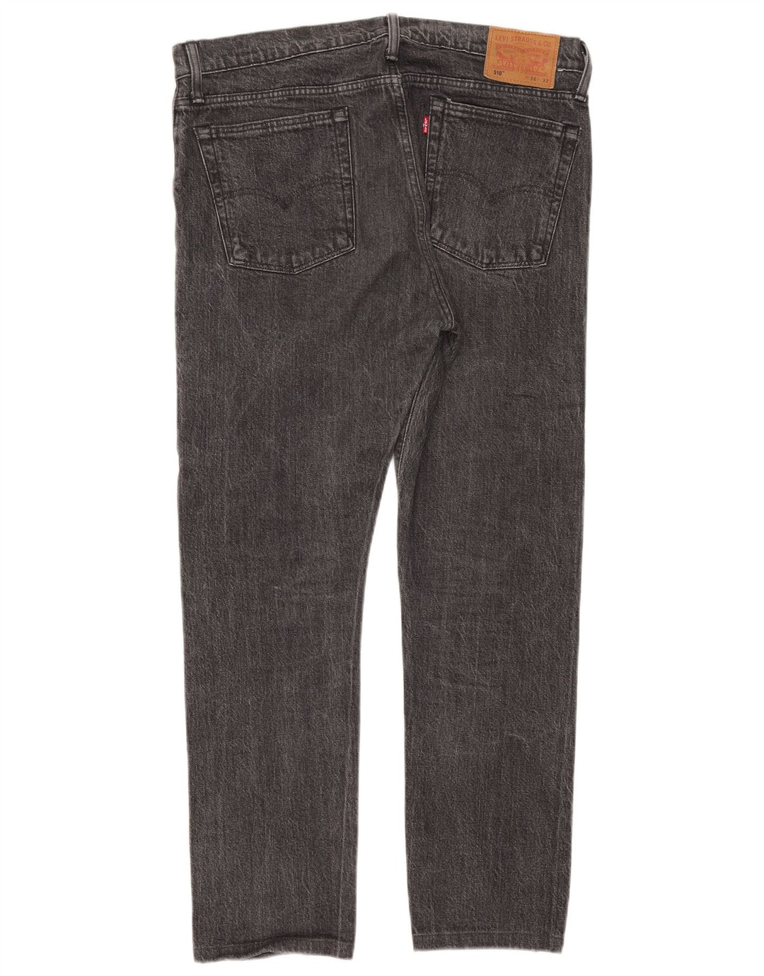 Levi's Mens 510 Skinny Jeans W36 L29 Grey Cotton