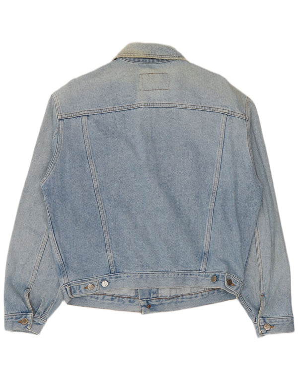 CHARRO Mens Denim Jacket UK 38 Medium Blue Cotton