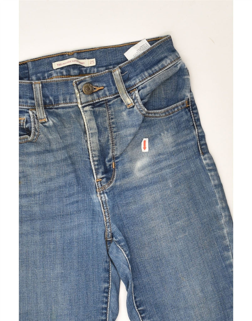 LEVI'S Boys 720 High Waist Skinny Jeans 9-10 Years W25 L27  Blue Cotton | Vintage Levi's | Thrift | Second-Hand Levi's | Used Clothing | Messina Hembry 