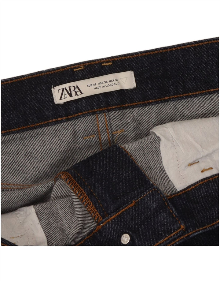 Zara Mens Slim Jeans EU 46 XL W36 L31 Navy Blue