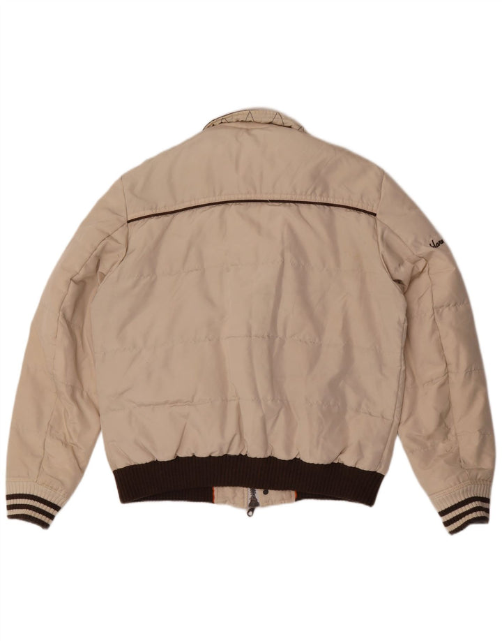 Harmont & Blaine Mens Padded Jacket UK 44 2XL Beige Colourblock Polyamide