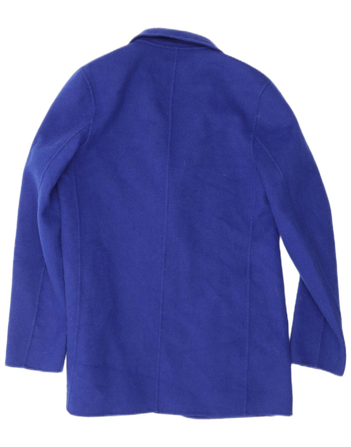 Riani Womens 1 Button Blazer Jacket UK 10 Small Blue Wool