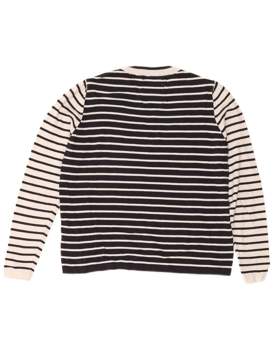 Superdry Womens Oversized Crew Neck Jumper Sweater UK 10 Small White