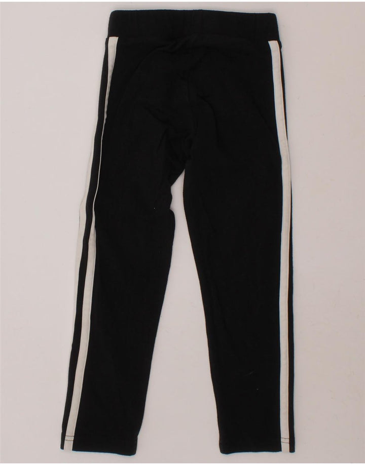 ADIDAS Girls Leggings 4-5 Years  Black Cotton Vintage Adidas and Second-Hand Adidas from Messina Hembry 