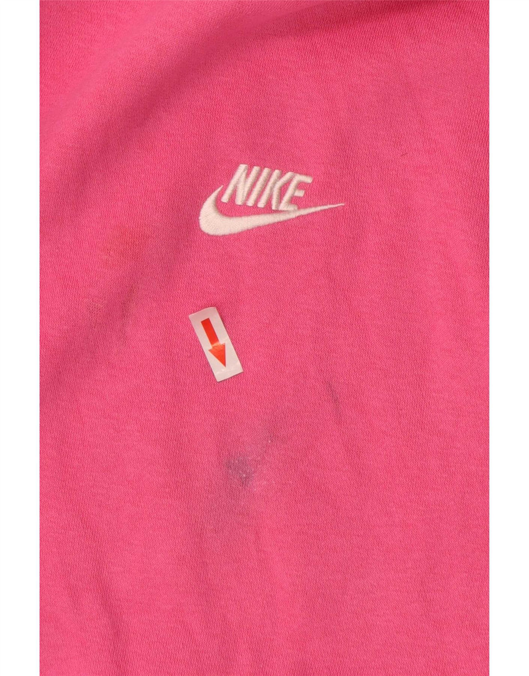 Nike Mens Hoodie Jumper Medium Pink Cotton