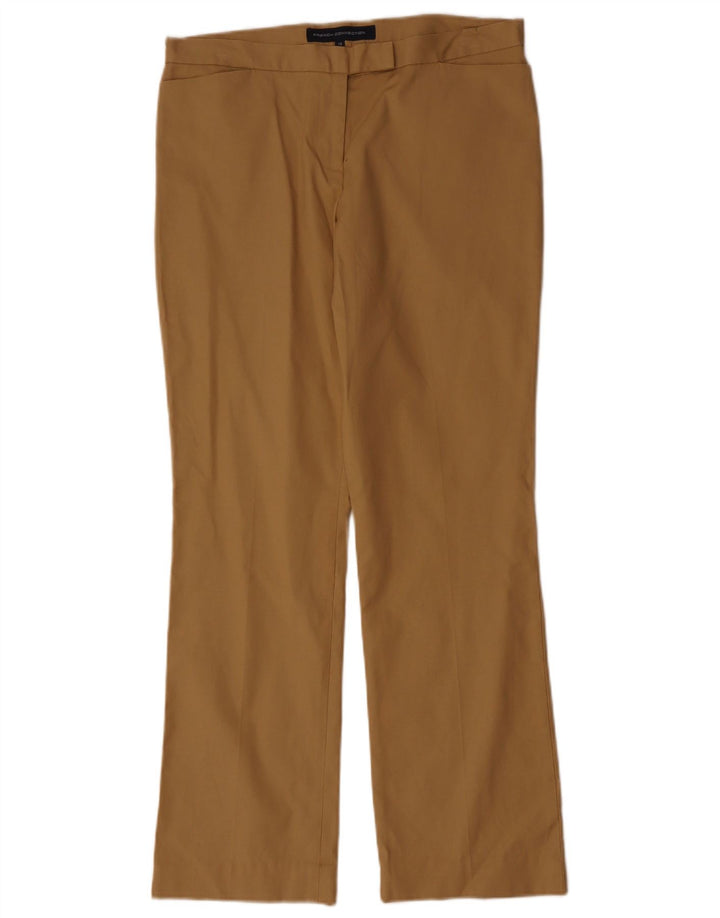 French Connection Womens Casual Trousers UK 12 Medium W32 L30 Beige