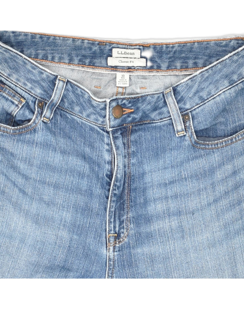 L.L.BEAN Womens Classic Fit Straight Jeans US 10 Large W32 L27 Blue Cotton | Vintage L.L.Bean | Thrift | Second-Hand L.L.Bean | Used Clothing | Messina Hembry 