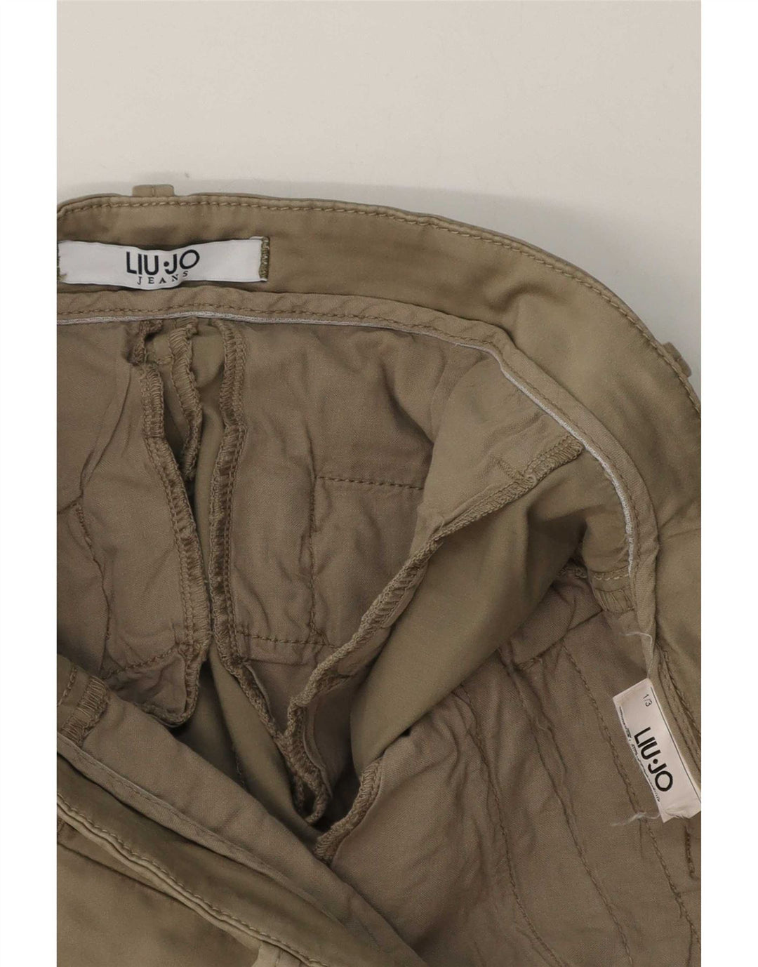 Liu Jo Womens Slim Casual Trousers W28 L27 Khaki