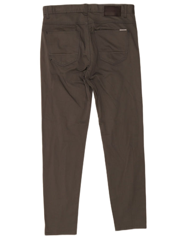 Zara Mens Skinny Casual Trousers EU 40 Medium W31 L28 Grey