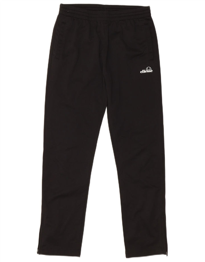 Ellesse Boys Tracksuit Trousers 13-14 Years Black Polyester