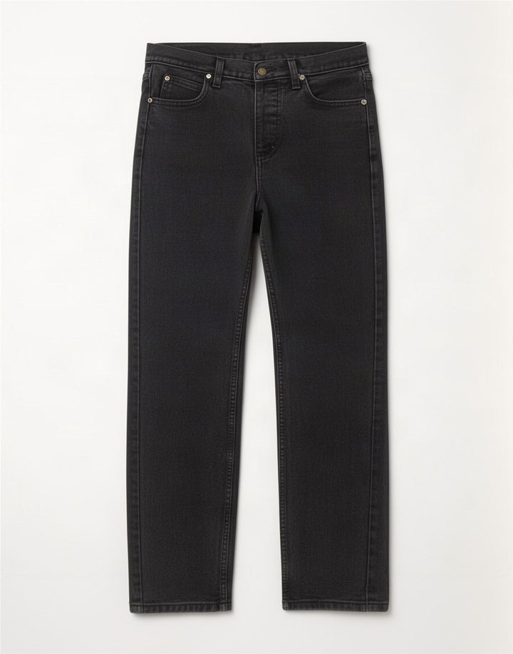 Lee Womens Straight Jeans W29 L34 Black Cotton