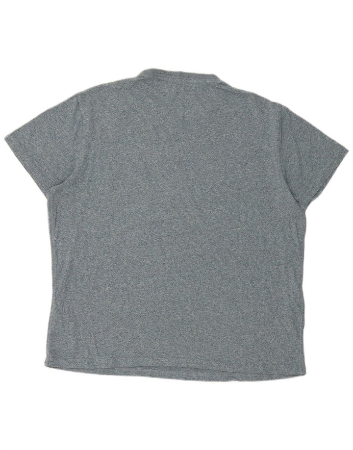 Joules Mens T-Shirt Top XL Blue Flecked Cotton