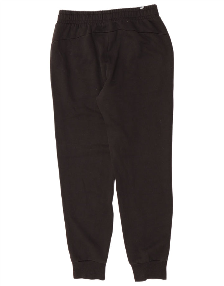Puma Mens Tracksuit Trousers Joggers Medium Black Cotton