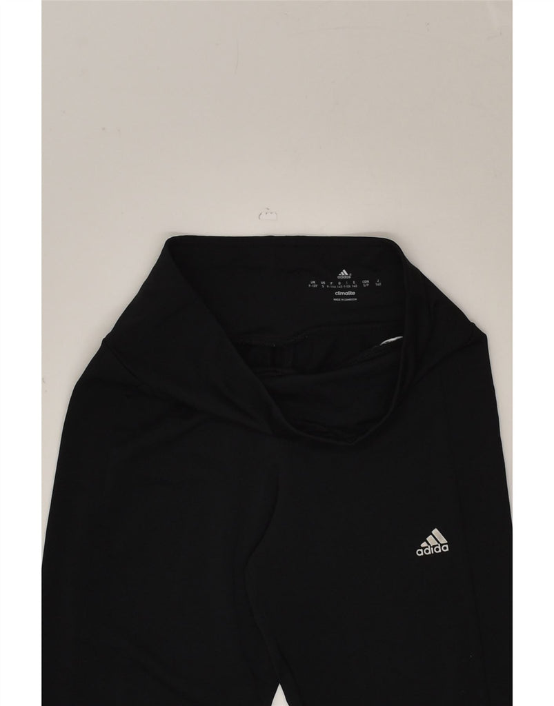 ADIDAS Girls Capri Tracksuit Trousers 9-10 Years Small Black | Vintage Adidas | Thrift | Second-Hand Adidas | Used Clothing | Messina Hembry 