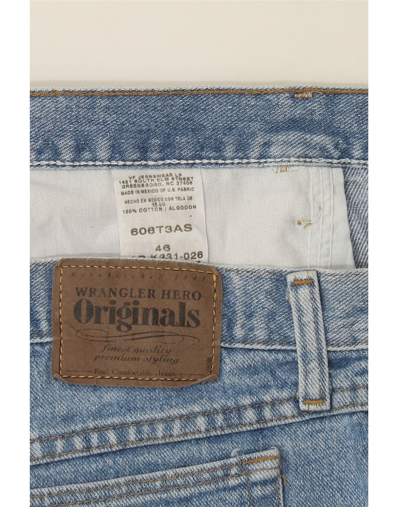 WRANGLER Mens Denim Shorts W46 3XL Blue Cotton Vintage Wrangler and Second-Hand Wrangler from Messina Hembry 