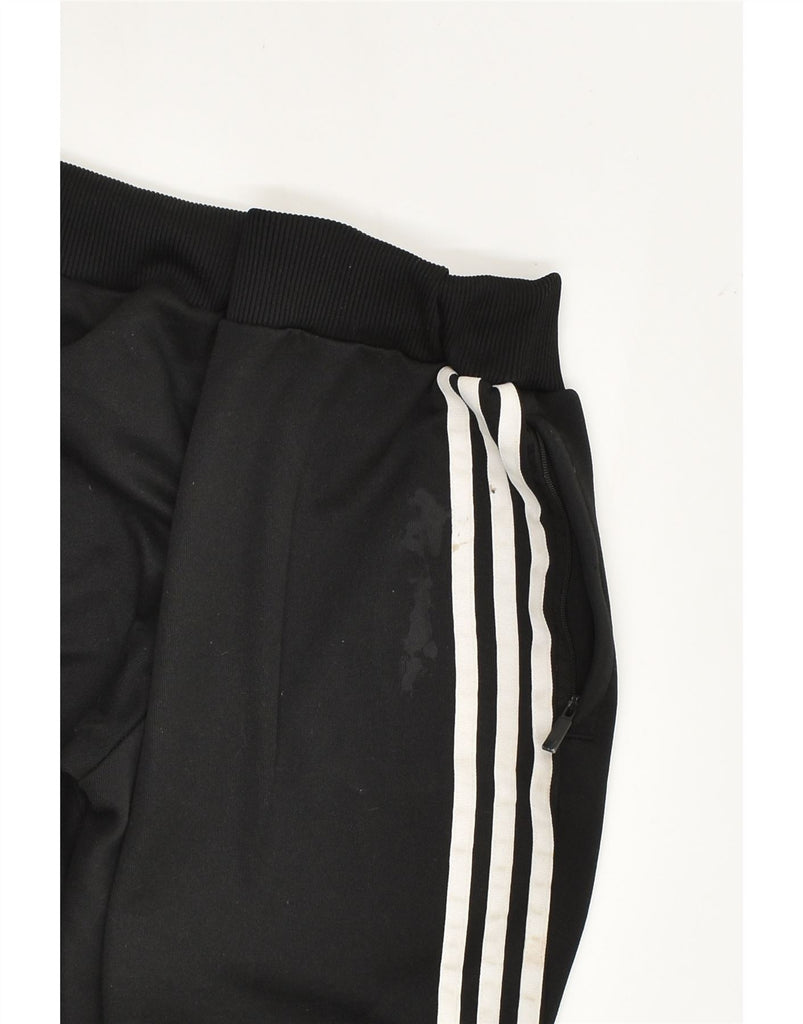 ADIDAS Womens Tracksuit Trousers Joggers IT 44 Medium Black Polyester | Vintage Adidas | Thrift | Second-Hand Adidas | Used Clothing | Messina Hembry 