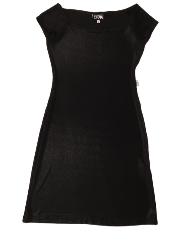 Gianfranco Ferre Womens Sheath Dress IT 44 Medium Black Polyester