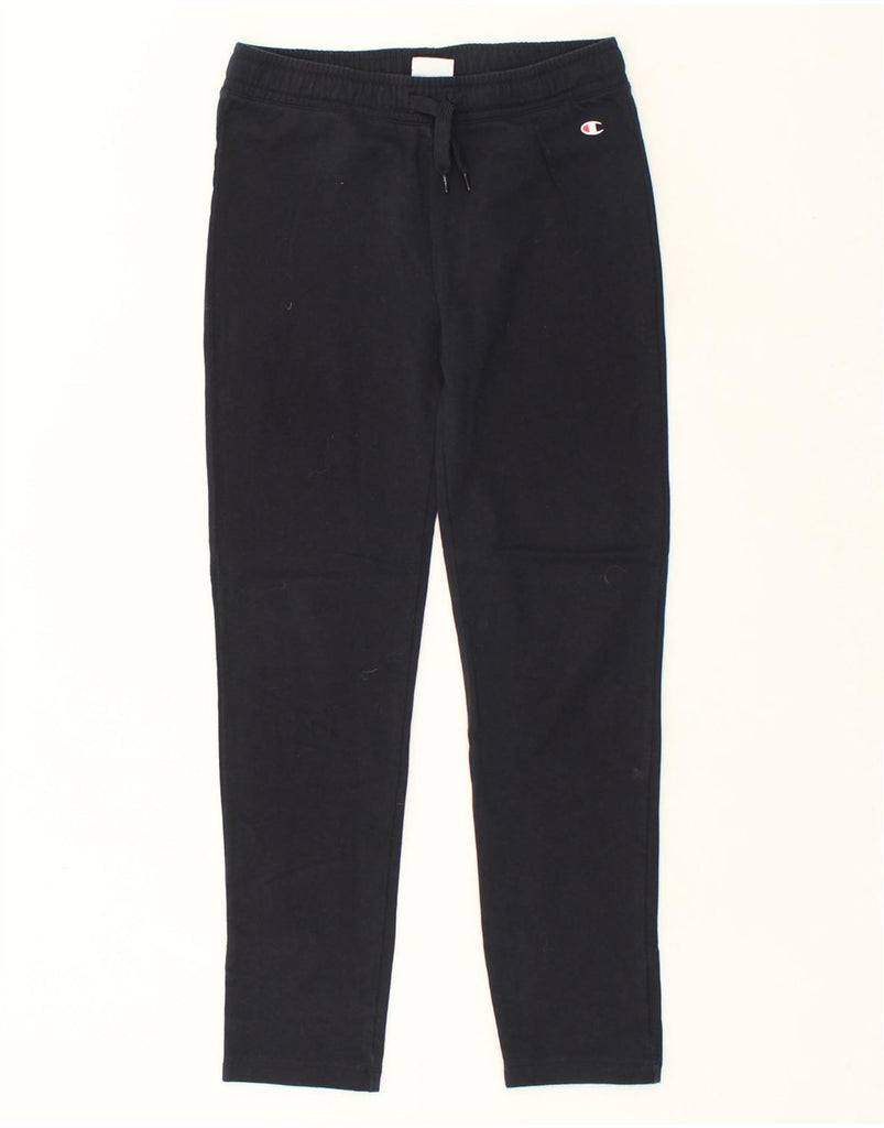 CHAMPION Boys Tracksuit Trousers 11-12 Years Large Navy Blue Cotton | Vintage Champion | Thrift | Second-Hand Champion | Used Clothing | Messina Hembry 