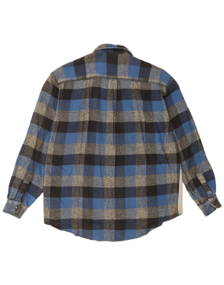 Foxhound Mens Flannel Shirt Large Blue Check