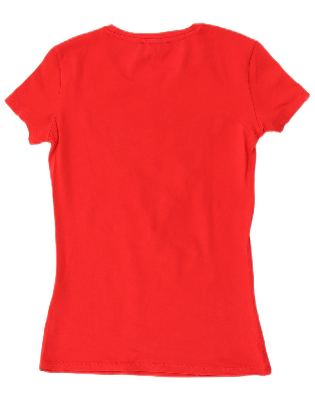 Guess Womens Graphic T-Shirt Top UK 8 Small Red
