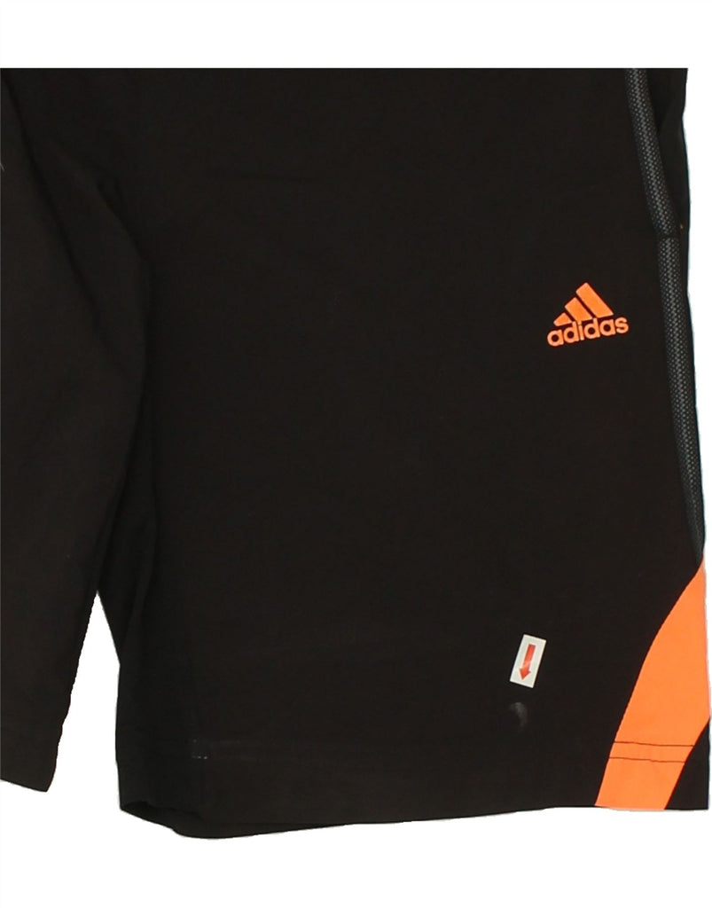 ADIDAS Boys Clima 365 Sport Shorts 13-14 Years Black Polyester Vintage Adidas and Second-Hand Adidas from Messina Hembry 