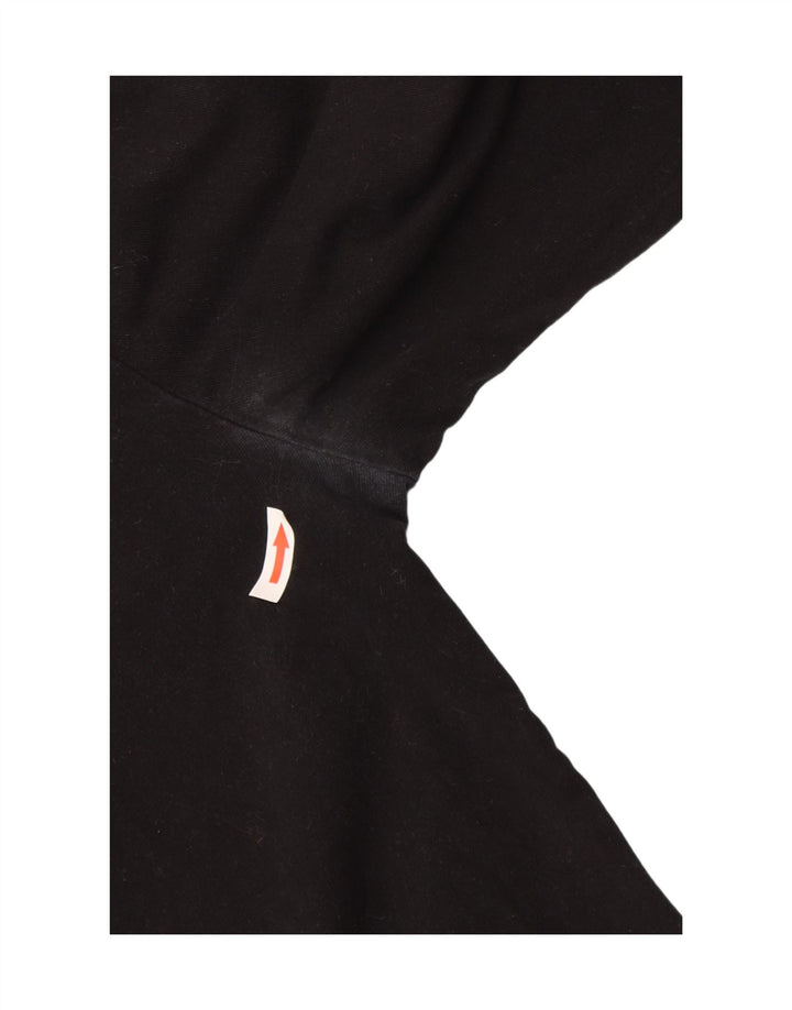 Hugo Boss Mens Top Long Sleeve Medium Black Cotton
