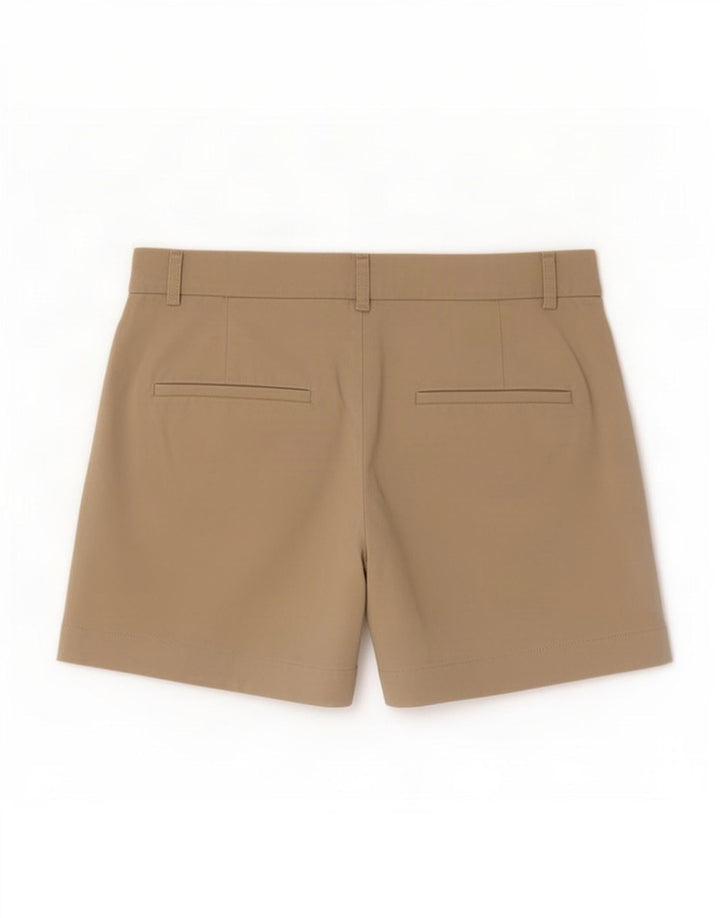 Zara Womens Pegged Casual Shorts Medium W28 Beige Cotton