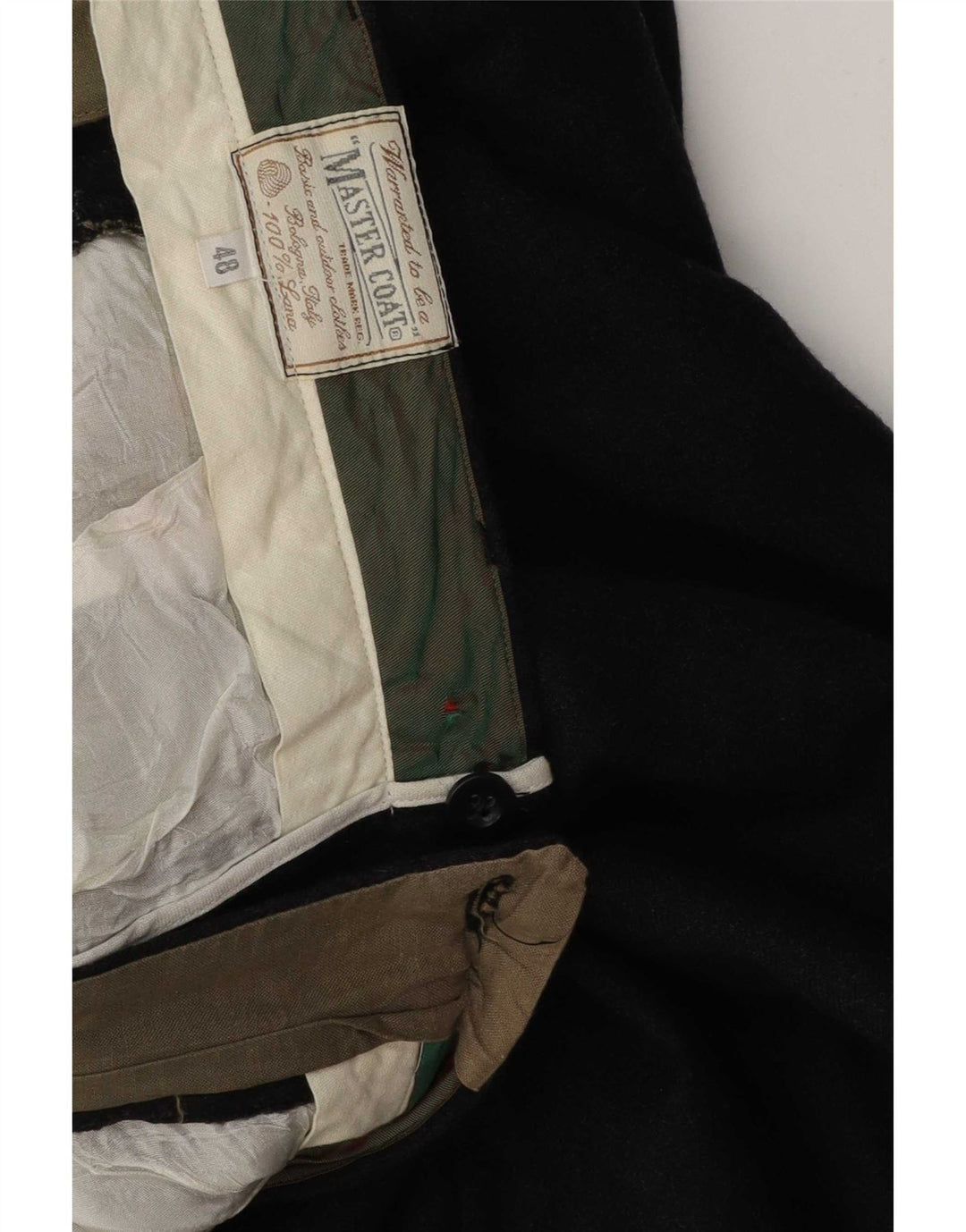 Master Coat Mens Pegged Suit Trousers IT 48 Medium W32 L29 Grey Wool