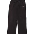 KAPPA Womens Tracksuit Trousers  UK 14 Medium Black Cotton Vintage Kappa and Second-Hand Kappa from Messina Hembry 