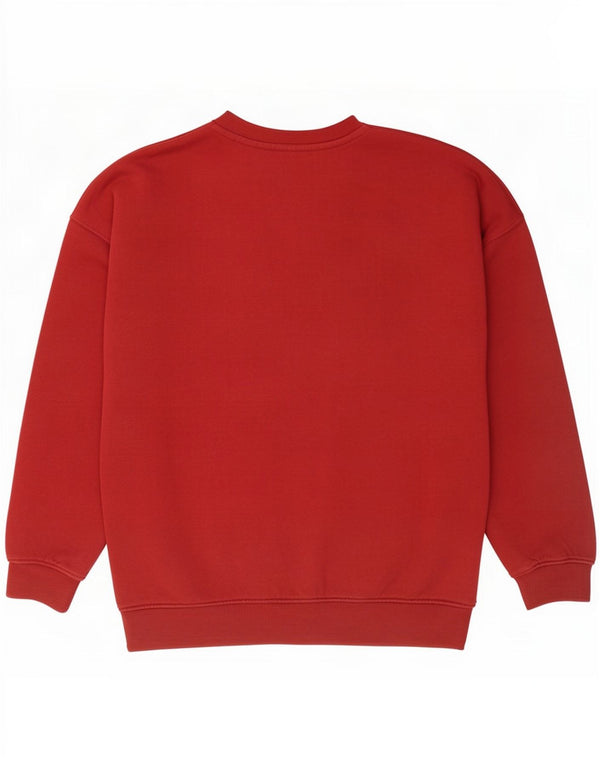 Marks & Spencer Boys Sweatshirt Jumper 13-14 Years Burgundy Cotton