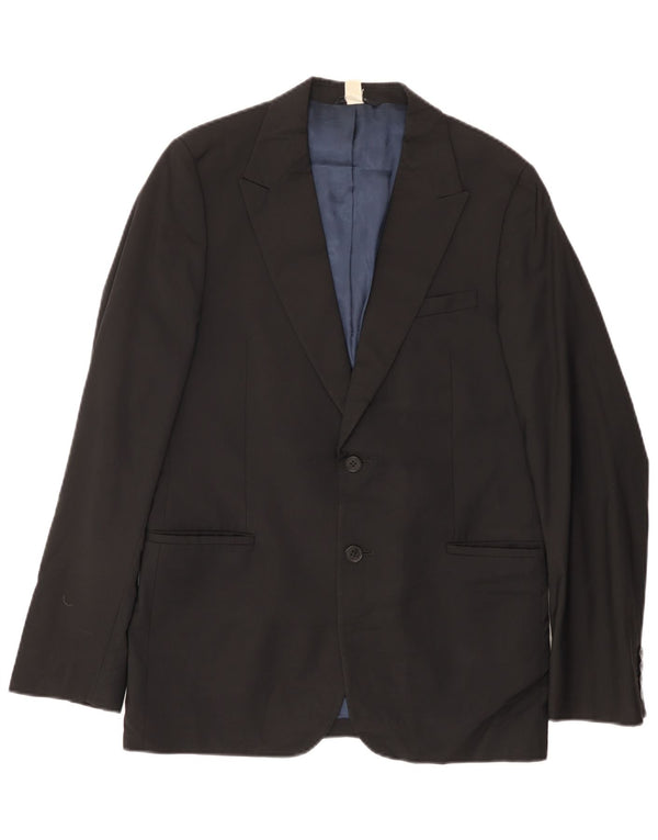 Paul Smith Mens 2 Button Blazer Jacket UK 38 Medium Black