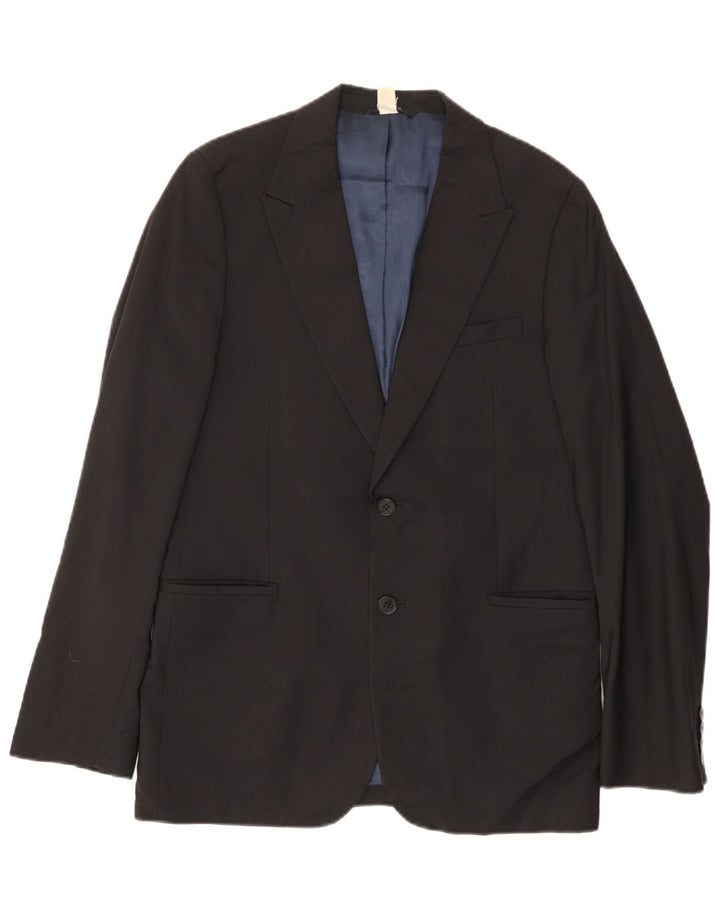 Paul Smith Mens 2 Button Blazer Jacket UK 38 Medium Black