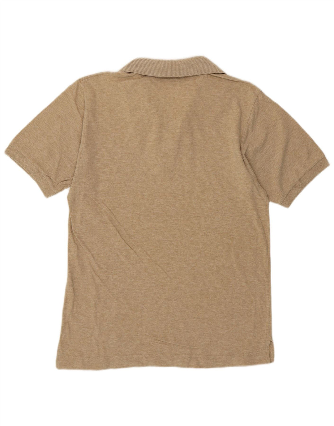 Sergio Tacchini Mens Polo Shirt Medium Beige Flecked Cotton