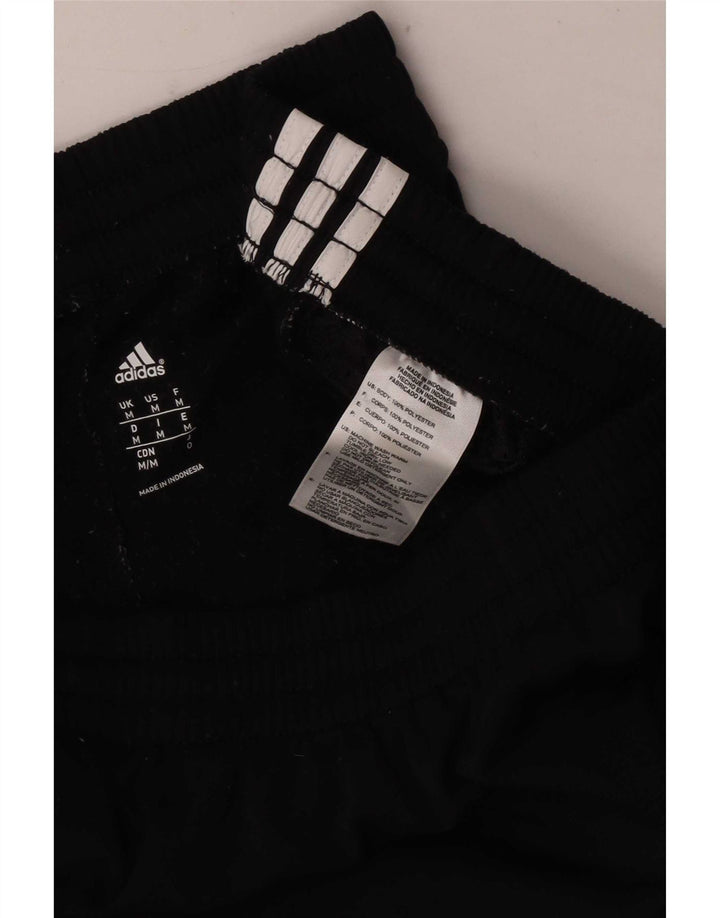 Adidas Mens Tracksuit Trousers Medium Black Polyester
