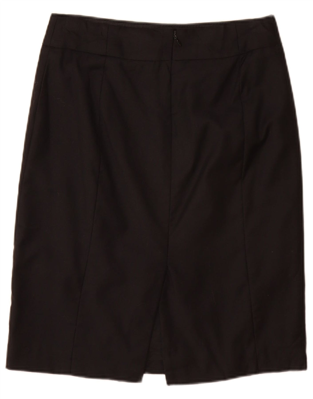 J. Crew Womens Super 120's Straight Skirt US 2 XS W26  Black Wool