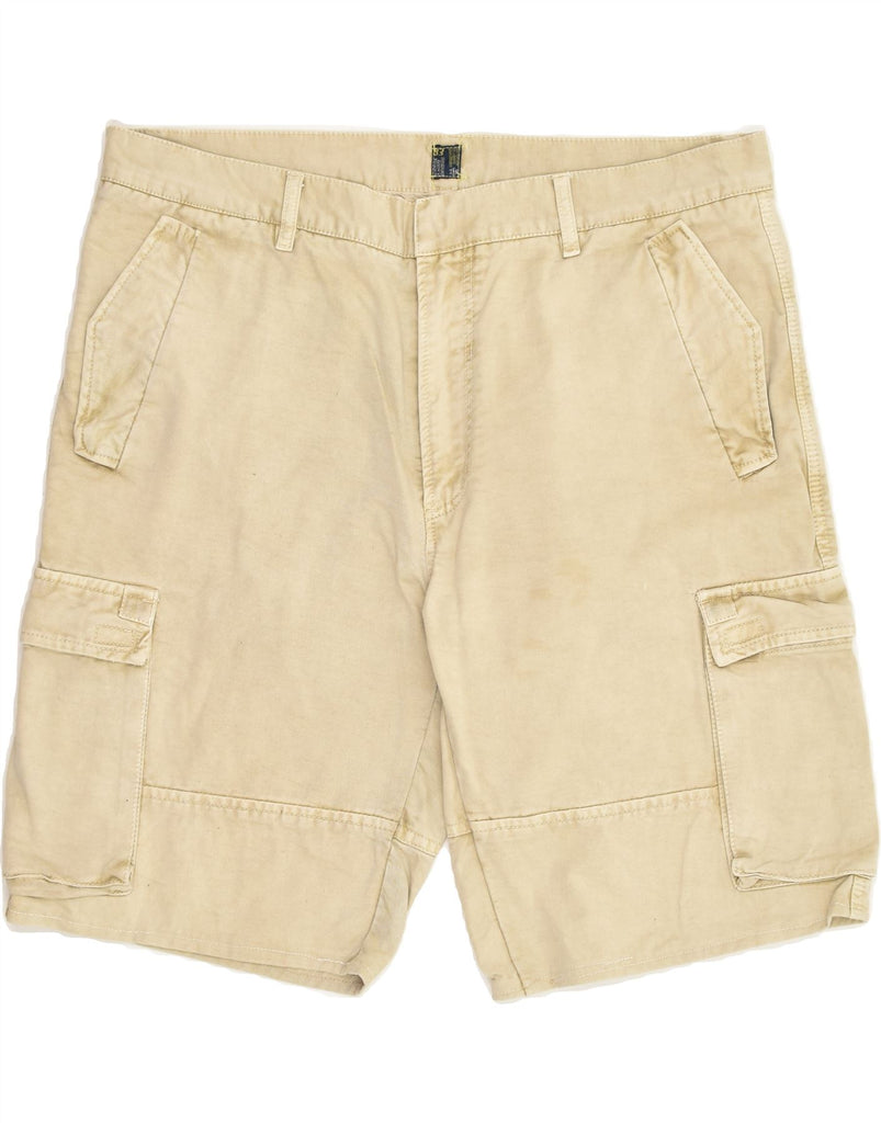 OVIESSE Mens Cargo Shorts IT 56 3XL W38 Beige Cotton | Vintage Oviesse | Thrift | Second-Hand Oviesse | Used Clothing | Messina Hembry 