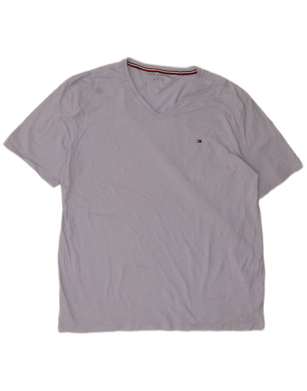 Tommy Hilfiger Mens T-Shirt Top 2XL Blue Cotton