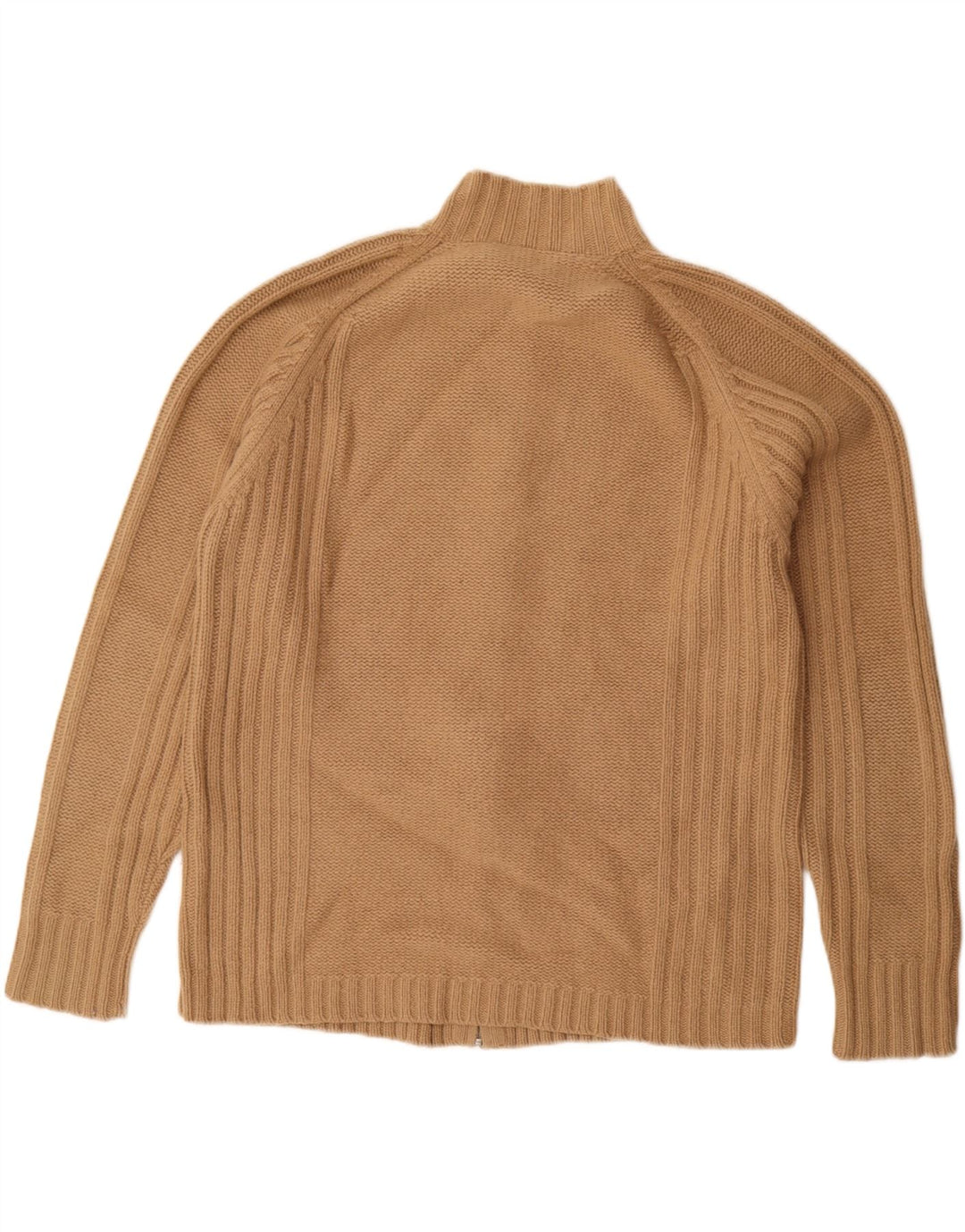 Ted Baker Mens Cardigan Sweater Size 5 XL Beige Lambswool