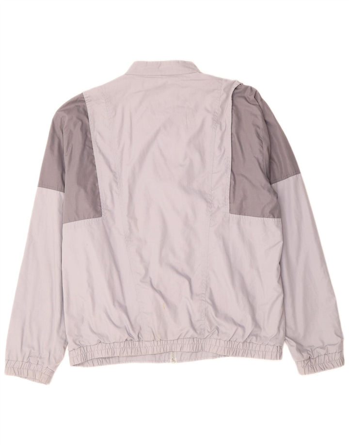 Mercury Mens Bomber Jacket UK 42 XL Purple Colourblock