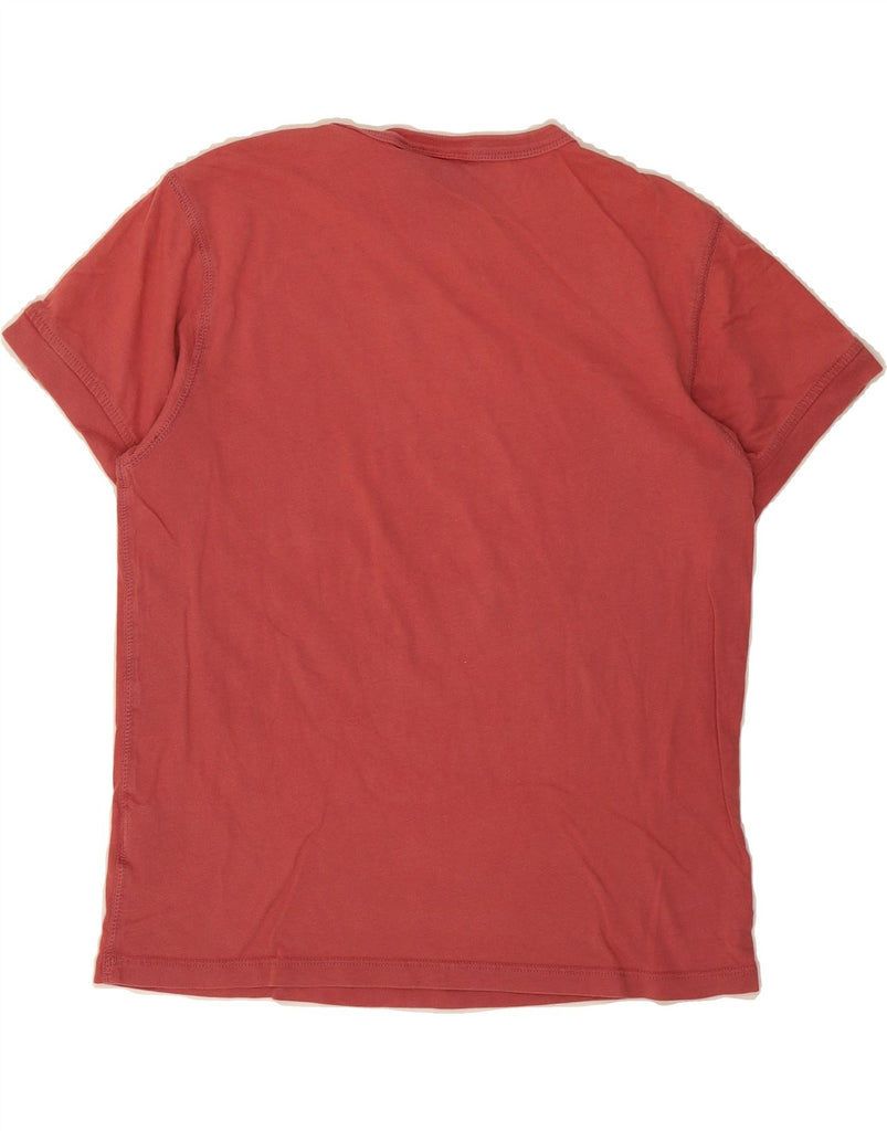 ADIDAS Womens T-Shirt Top UK 12 Medium  Red Cotton Vintage Adidas and Second-Hand Adidas from Messina Hembry 