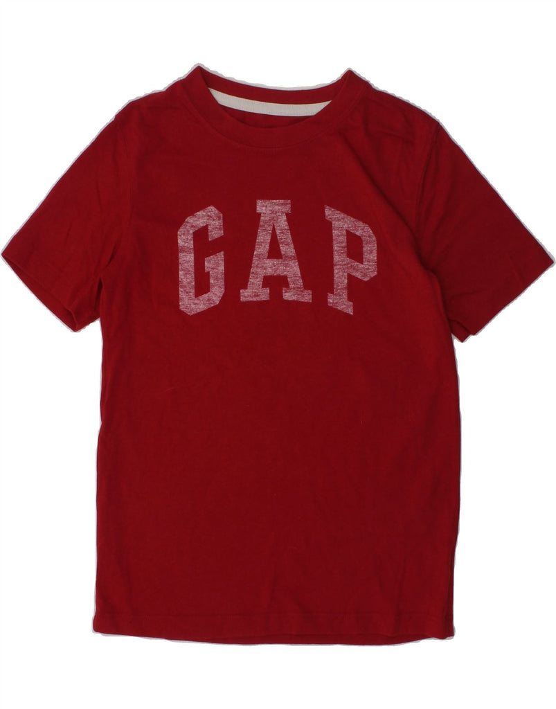 GAP Boys Graphic T-Shirt Top 6-7 Years Red | Vintage Gap | Thrift | Second-Hand Gap | Used Clothing | Messina Hembry 