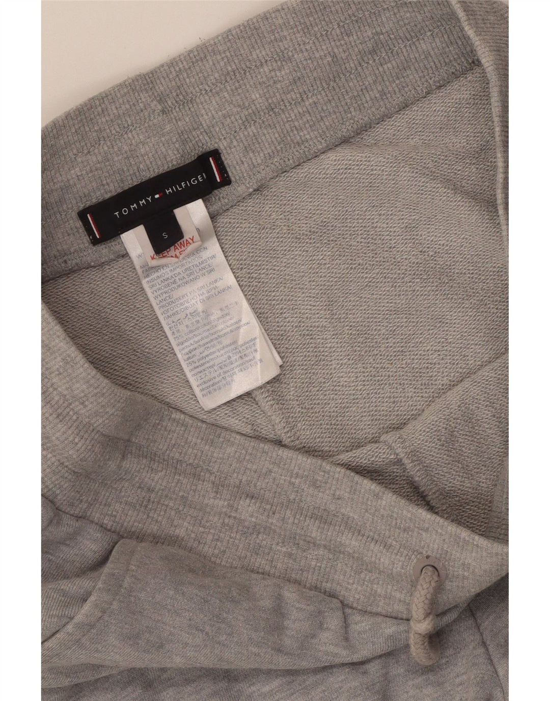 Tommy Hilfiger Mens Graphic Sport Shorts Small  Grey Cotton