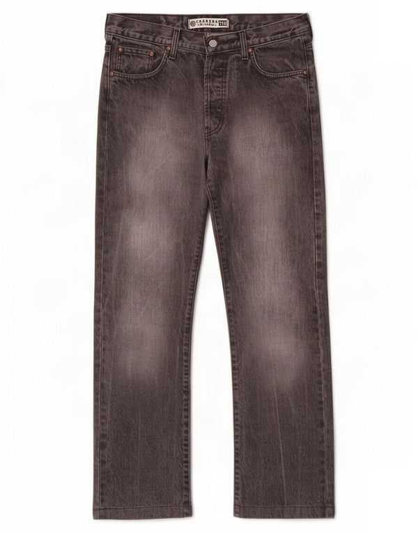 Carrera Mens Straight Jeans W34 L30 Grey Cotton