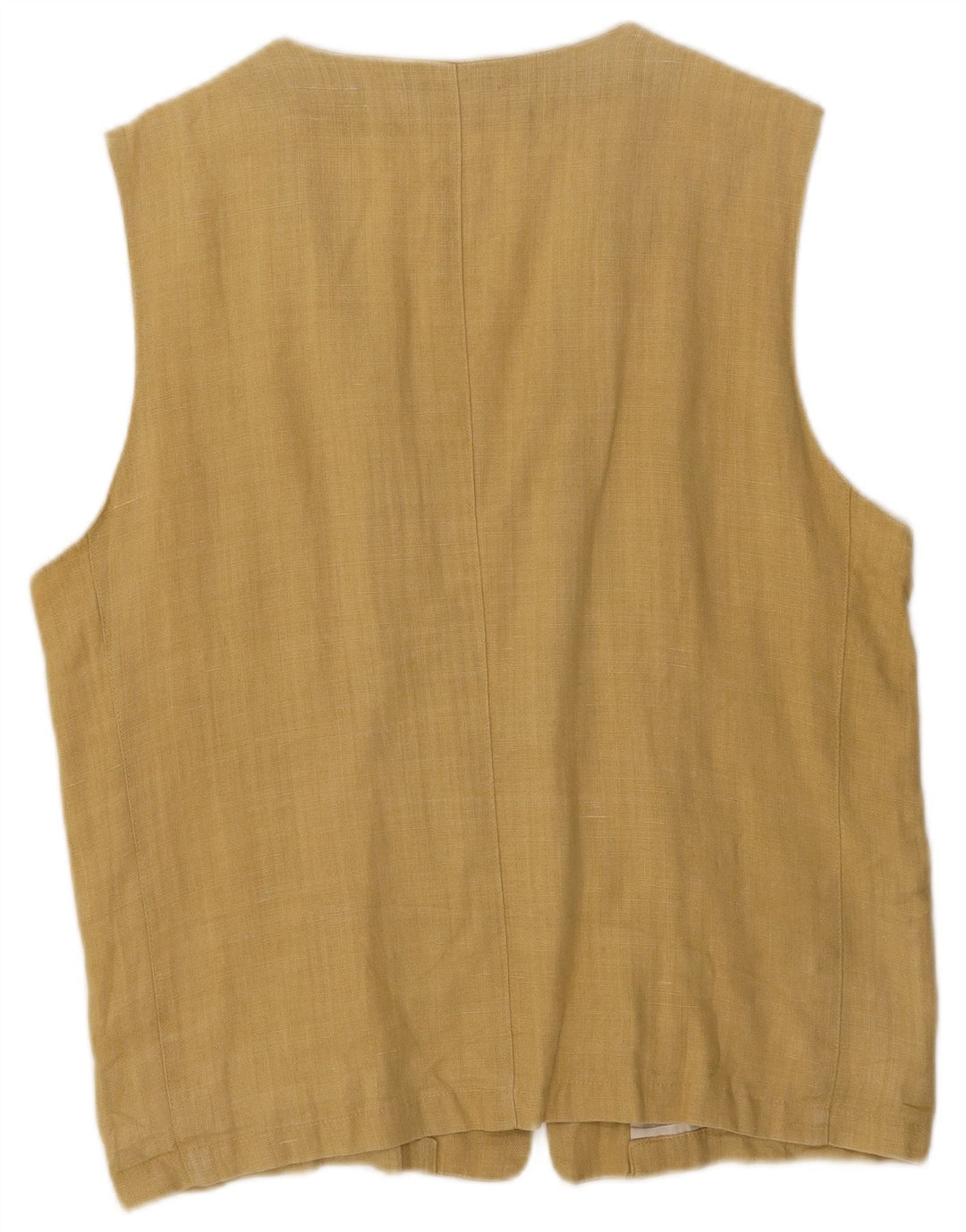 Renard Mens Utility Gilet UK 38 Medium Beige Cotton